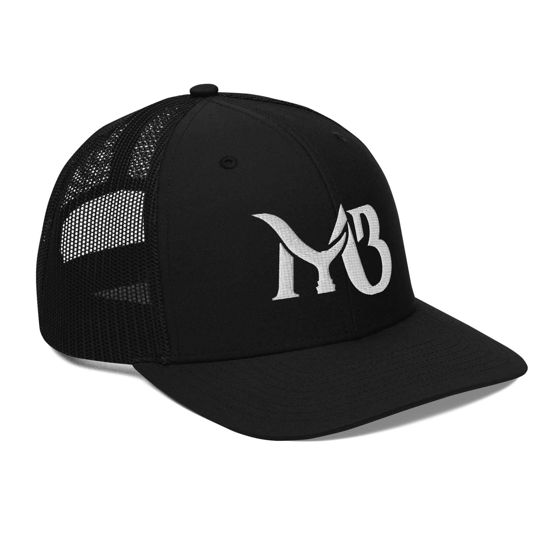 MBR Embroidered 'MB' Logo Trucker Cap 10016250298678 MBR Embroidered 'MB' Logo Trucker Cap 10016250298678